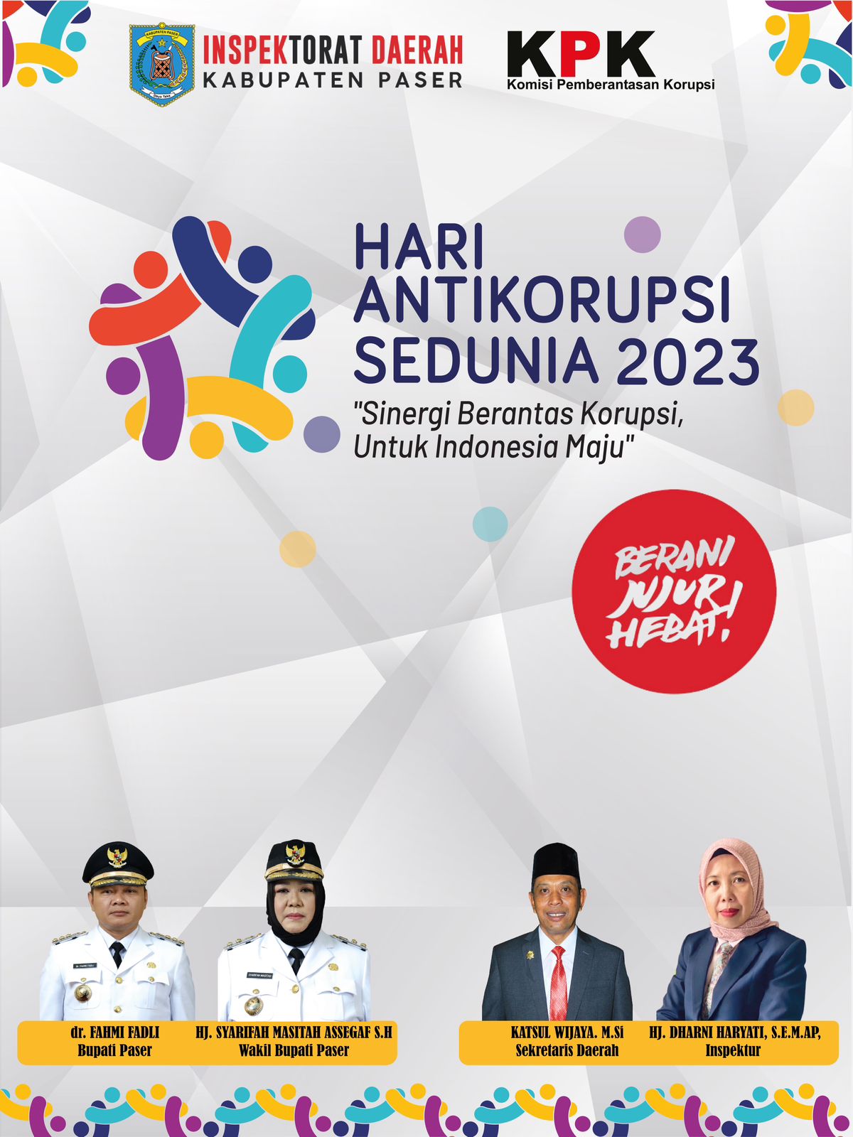 Selamat Hari Anti Korupsi Sedunia 2023 " Sinergi Berantas Korupsi, Untuk Indonesia Maju"